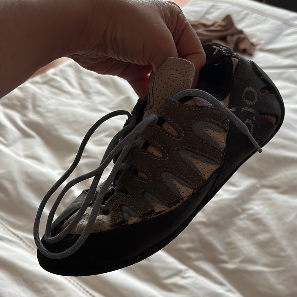 Five Ten Climbing Shoes with Blue Laces